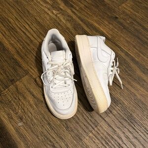 Nike Air Force 1 Low Size 6Y Kids White Sneakers